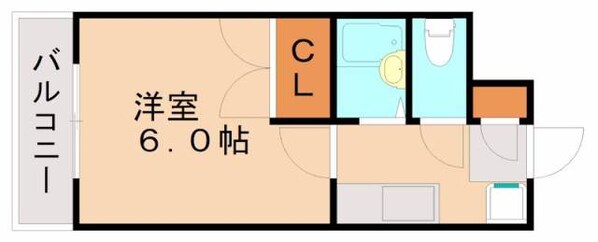 折尾駅 徒歩9分 2階の物件間取画像